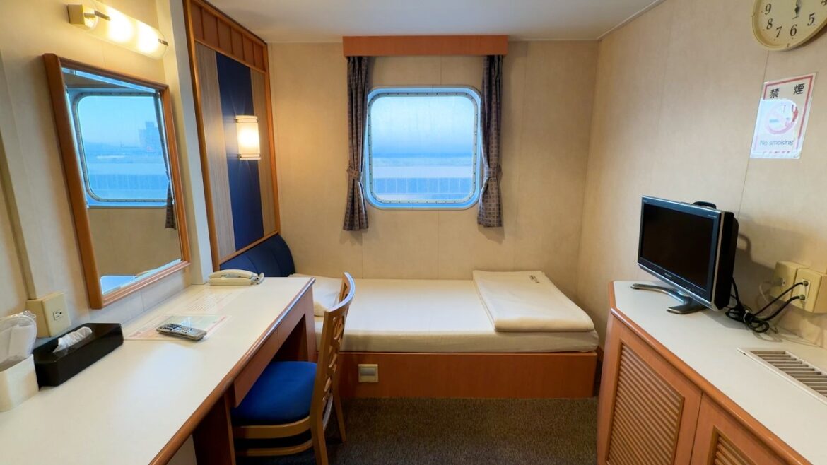25-Hour Kagoshima to Okinawa Ferry Journey in the Rare Deluxe Single Cabin | Marix Line