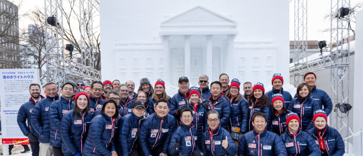 Ambassador Glass Visits Hokkaido for the Sapporo Snow Festival