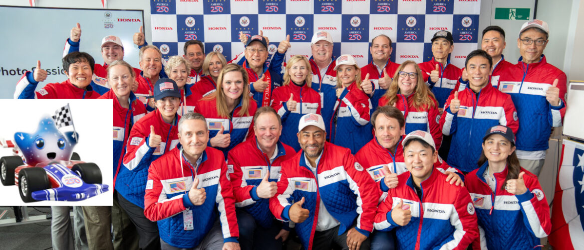 Celebrating A250 at the Japanese Grand Prix