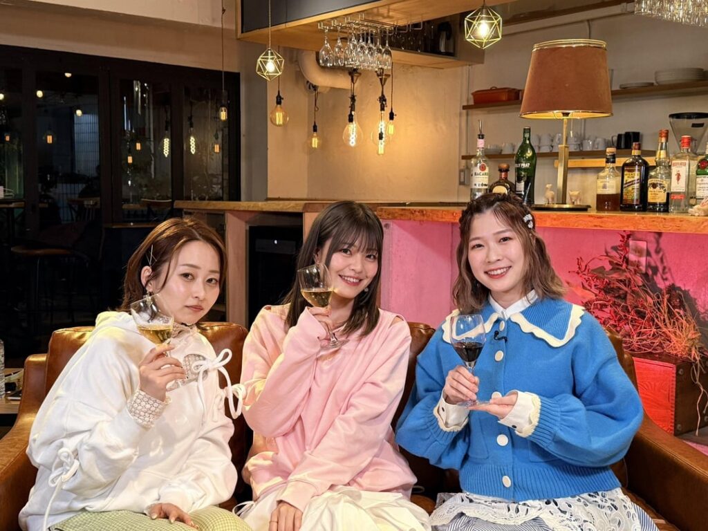 Aoyama Yoshino, Sayumi Suzushiro and Kawase Maki at the Kamiina Buzzed Voice Actress Girls' Night 1