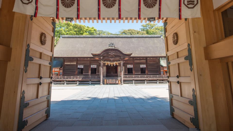 The Oyamazumi Shrine houses Japan's most impressive collection of samurai-era gear. - John Steele/Alamy Stock Photo