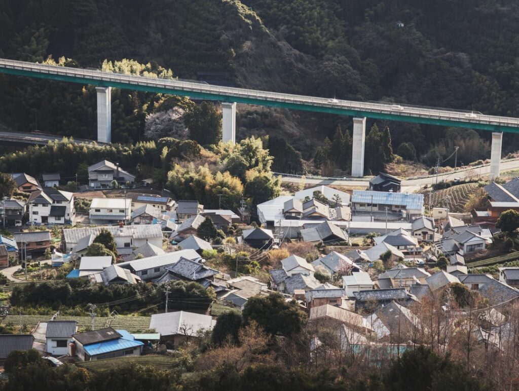 Road infrastructure post.