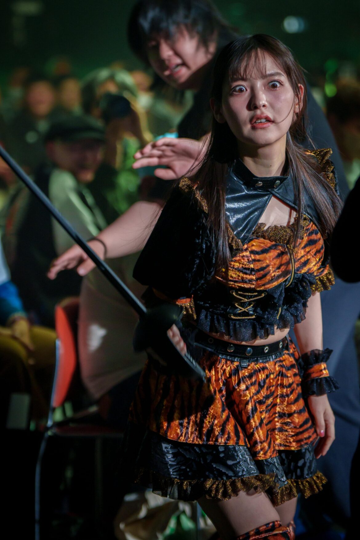 Just Sumire Uesaka staring at you menacingly