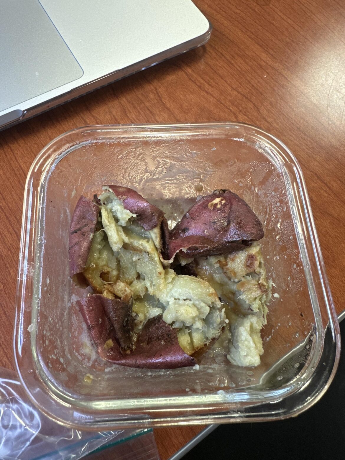 Greenish Japanese Sweet Potato after cooking Greenish Japanese Sweet Potato after cooking