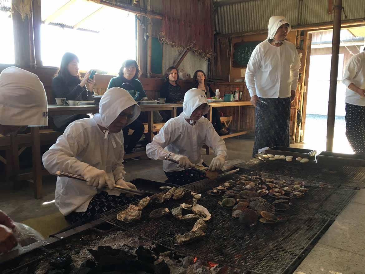 Lunching with the ama ladies