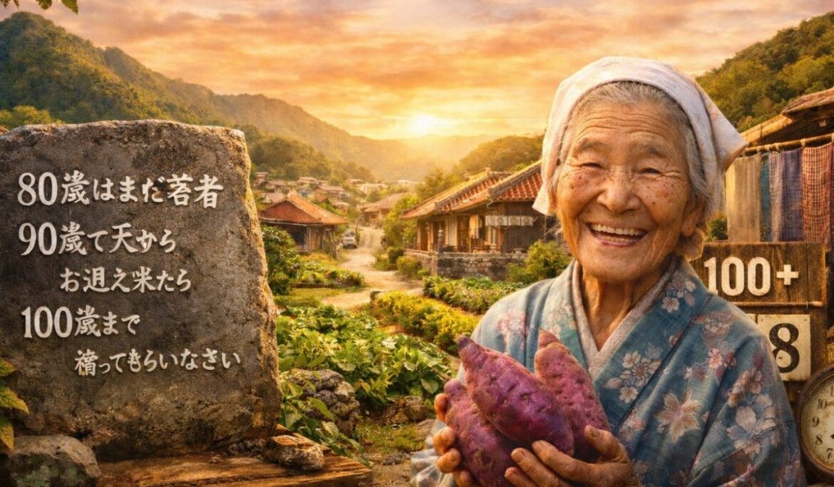 Ogimi, in Okinawa, has become a symbol of longevity thanks to its traditional diet, active lifestyle, and strong social bonds among the elderly. (Image: Illustration)
