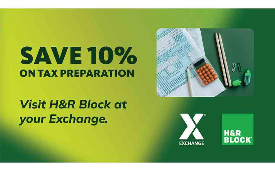 AAFES Tax Preparation flyer
