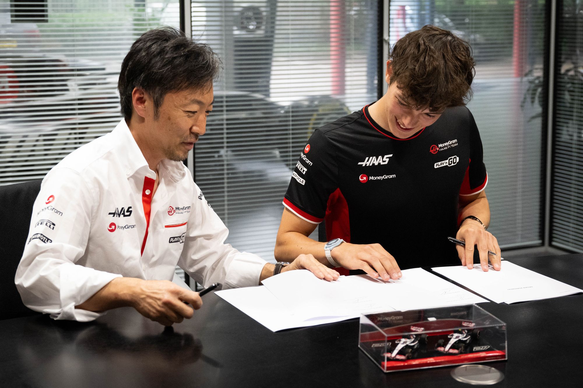 Komatsu promoted Ollie Bearman to F1 last year