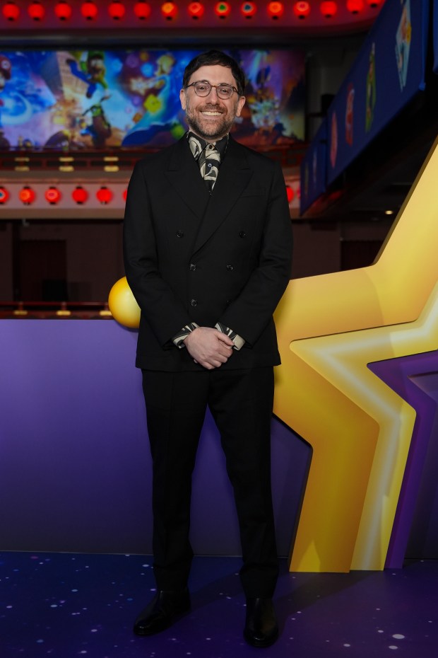 KYOTO, JAPAN - MARCH 28: Matthew Fogel poses for a photo as Universal Pictures, Nintendo and Illumination present the premiere of "The Super Mario Galaxy Movie" at Minamiza Theater on March 28, 2026 in Kyoto, Japan. (Photo by Tomohiro Ohsumi/Getty Images for Universal Pictures, Nintendo and Illumination)