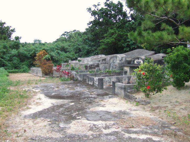 Cemetery in Taketomi, Yaeyama islands, Japan