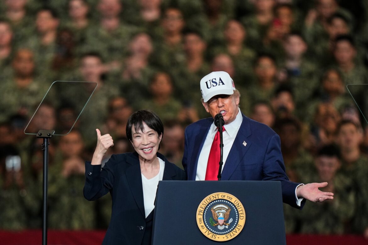 Japan’s Prime Minister Takaichi meets with Trump as he seeks help securing the Strait of Hormuz