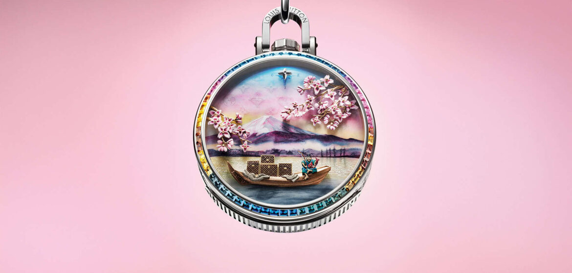 Ten Loves: Louis Vuitton Escale Au Mont Fuji Pocket Watch Ten Loves: Louis Vuitton Escale Au Mont Fuji Pocket Watch