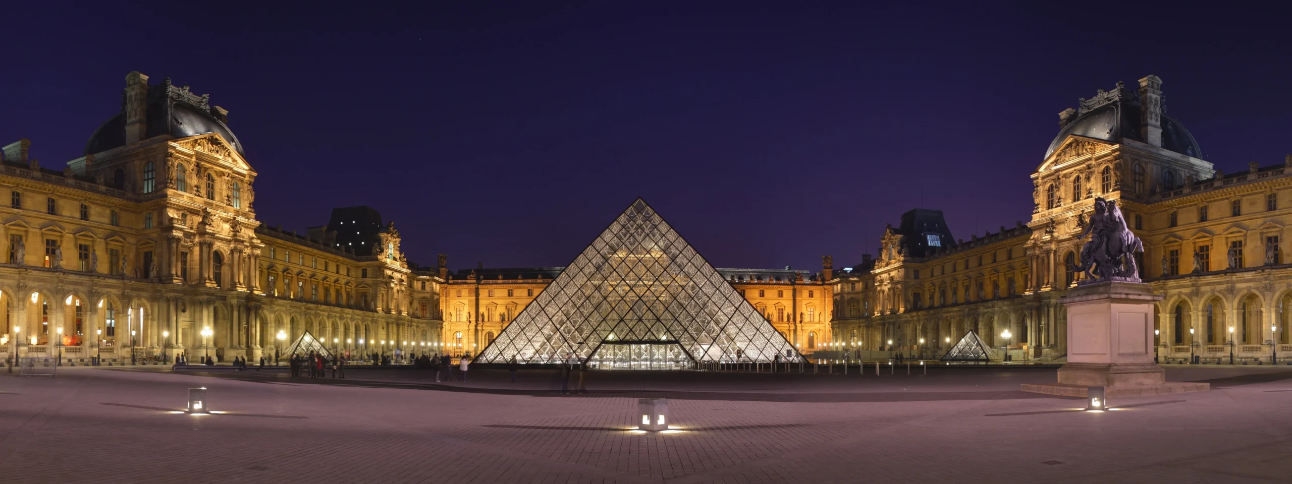 Louvre Museum At Night, Paris