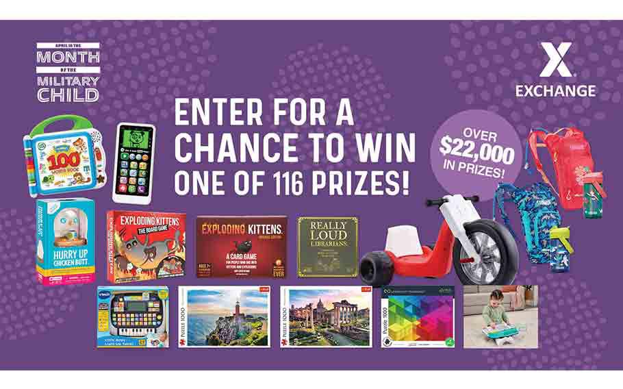 Sweepstakes - toys, puzzles, board games, etc.