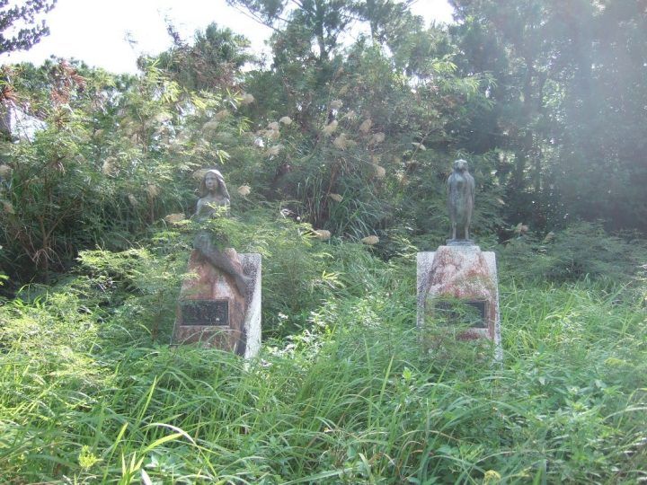 Graves in Taketomi, Yaeyama islands, Japan
