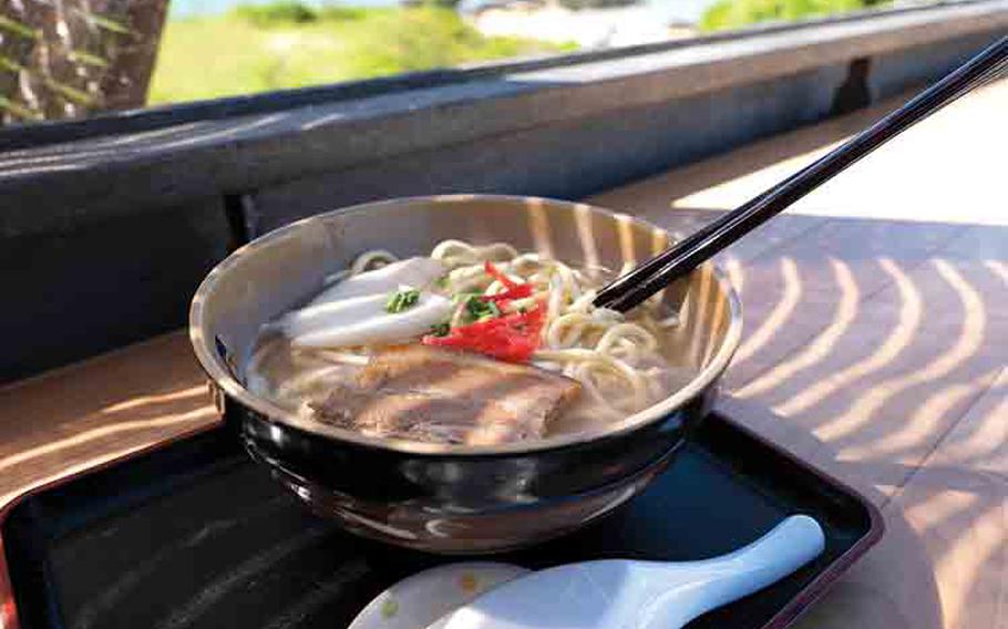 soba noodles on Nabee Beach