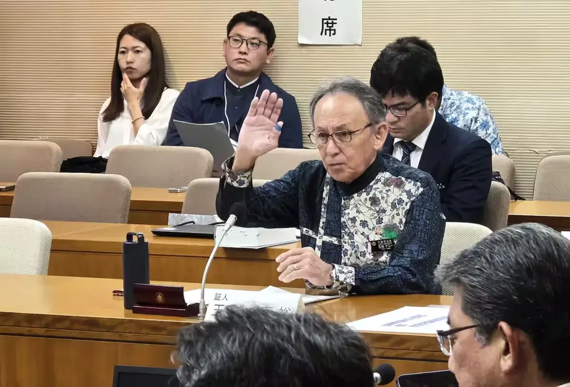 Okinawa Gov Denny Tamaki WO5ILFASQFN7TEC4WRJFS7SAR4