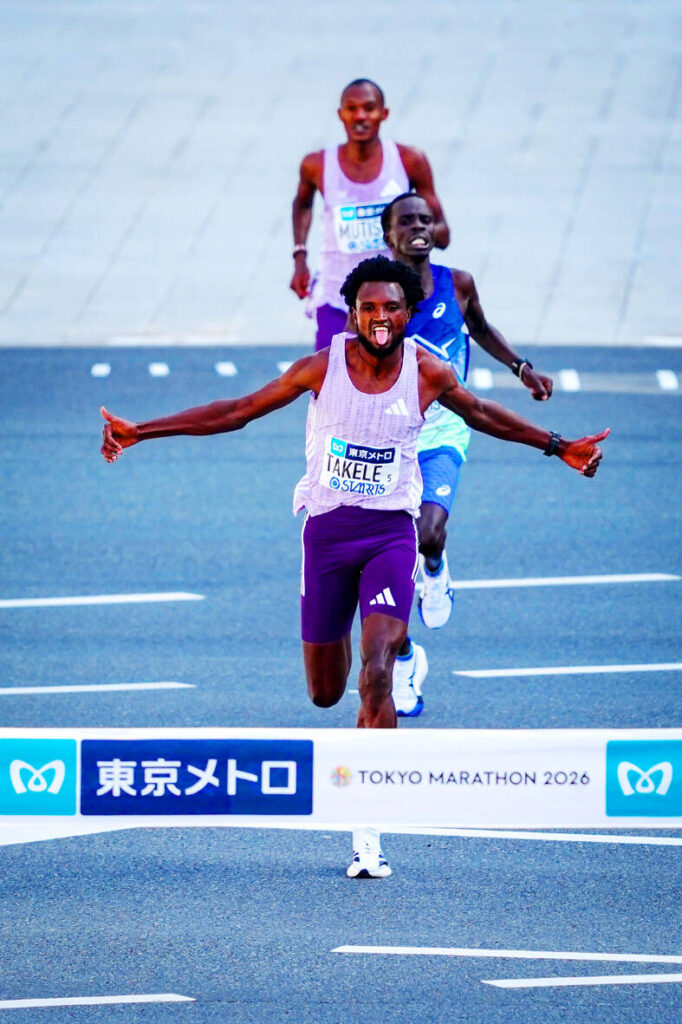 Takele defends his Tokyo Marathon title in sprint finish