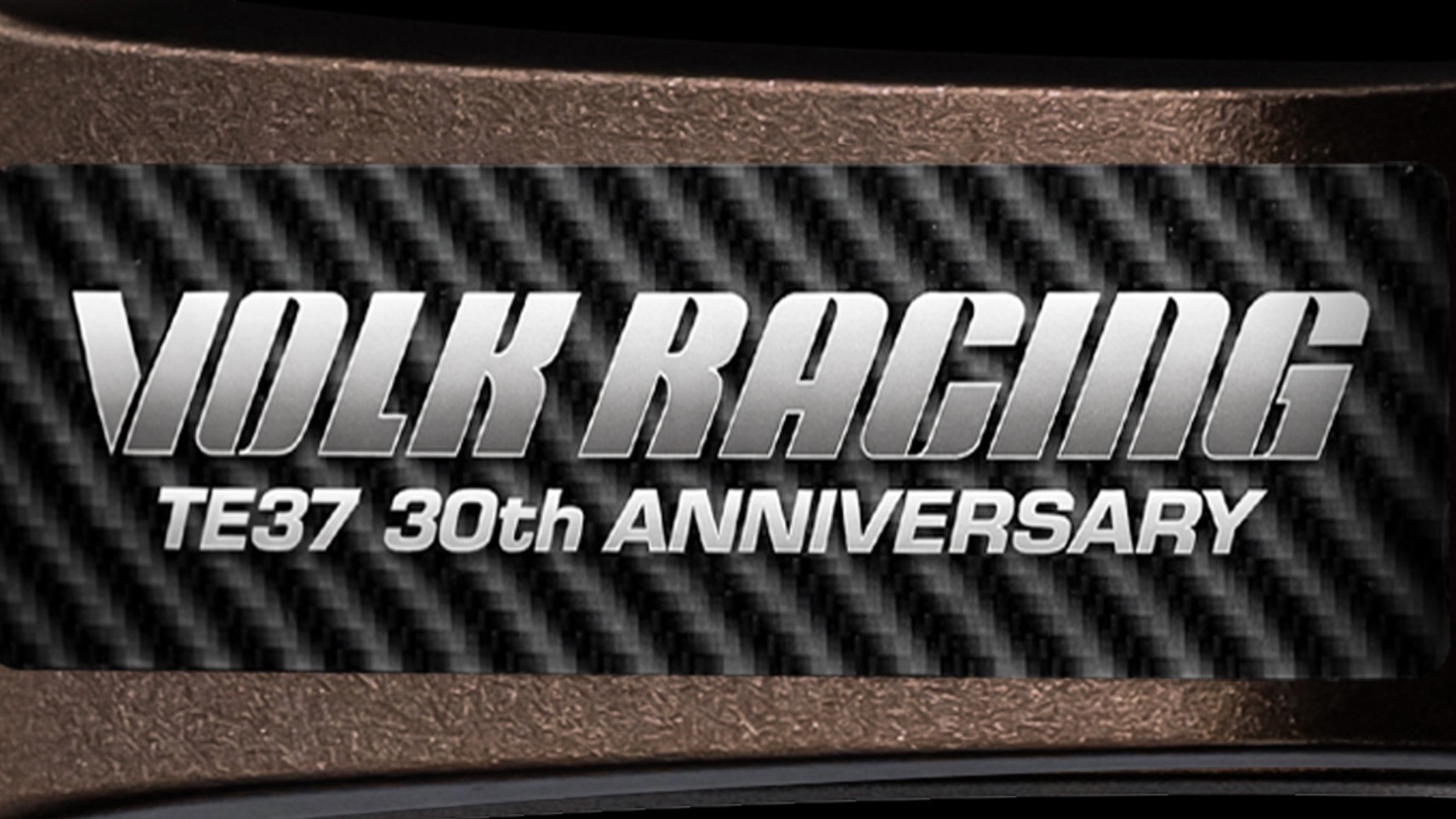 Volk Racing TE37 30th anniversary edition decal.