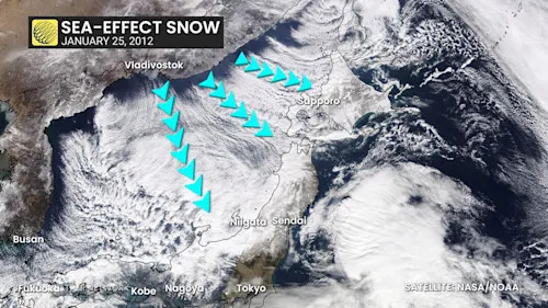 Japan Sea-Effect Snow
