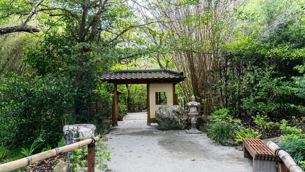 The Morikami Museum and Japanese Gardens is a center for Japanese arts and culture located west of Delray Beach in Palm Beach County, Florida