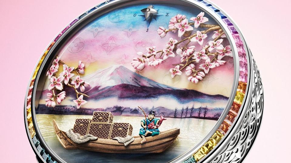  Louis Vuitton Escale au Mont Fuji Pocket Watch. 