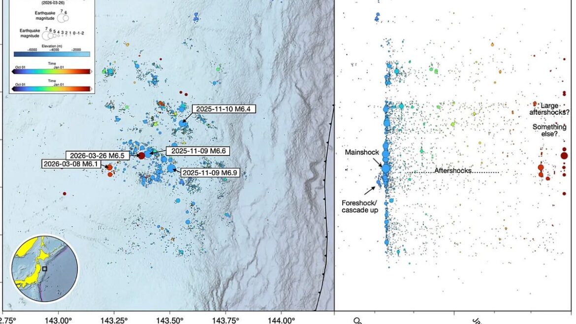 M6.5 subduction earthquake rattles northern Honshu, Japan