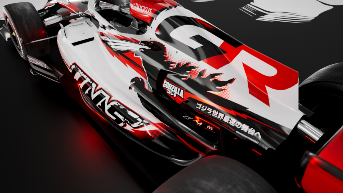 Haas reveal Godzilla Formula 1 livery for Japanese Grand Prix