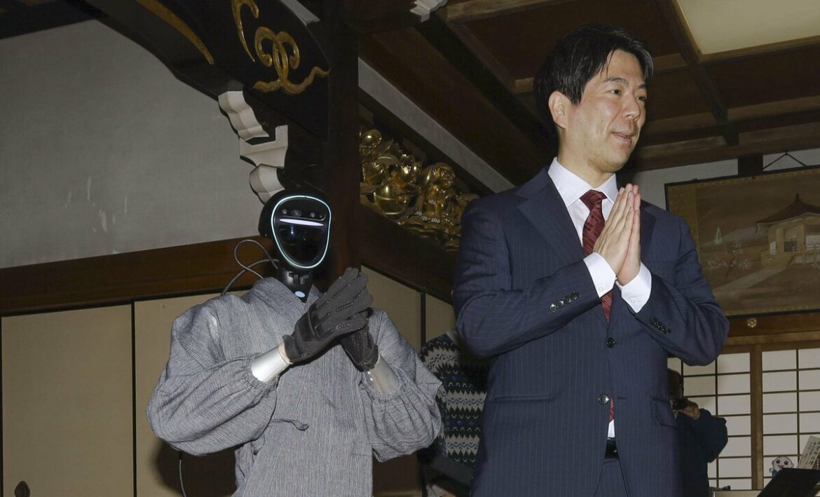 Kyoto University develops AI monk robot equipped with Buddhist scriptures