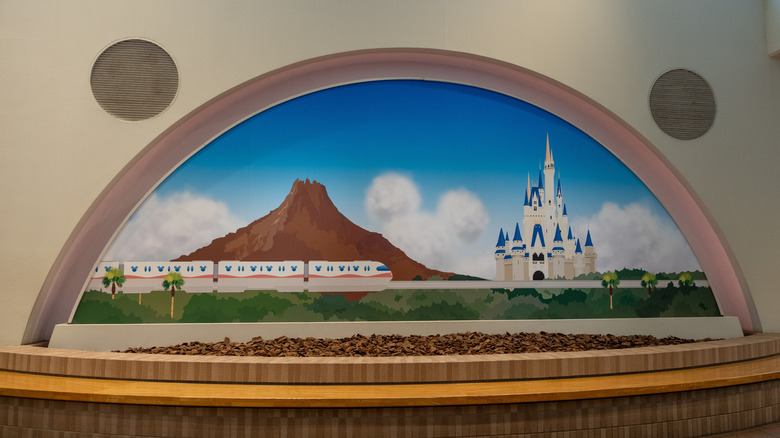 Painted sign at Tokyo Disneyland