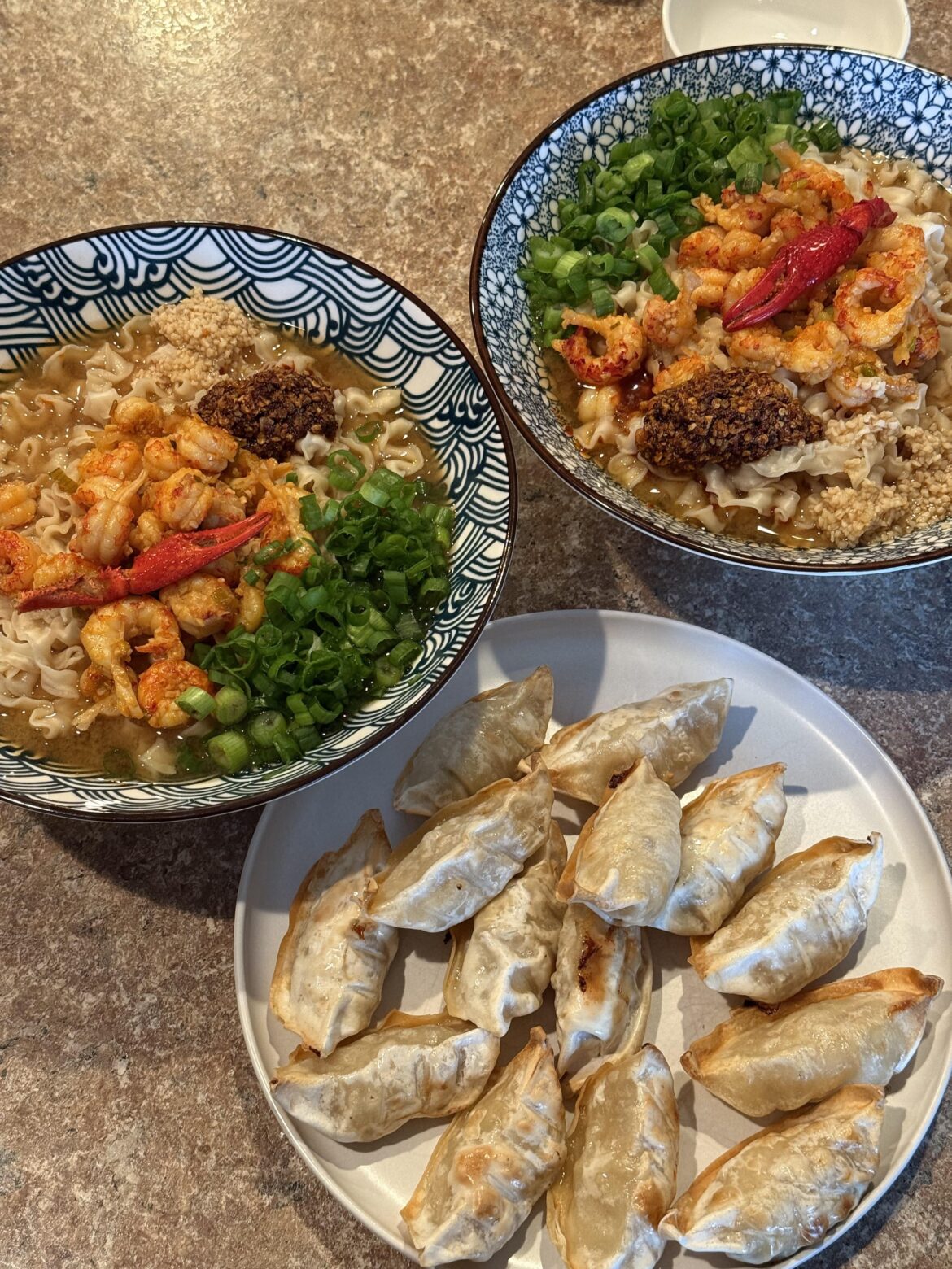 Dinner tonight, after boil ramen