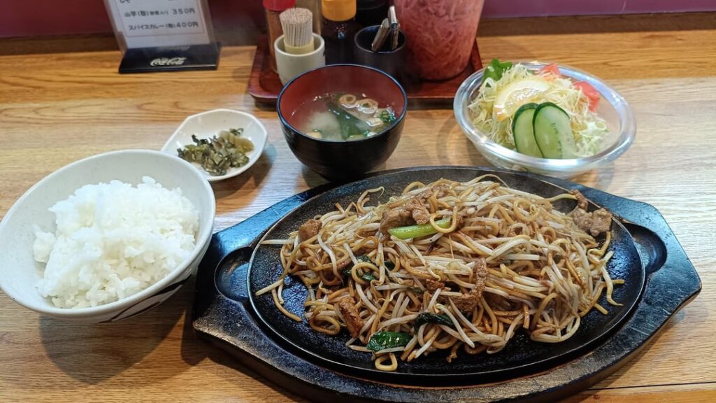 Hita-style Yakisoba in Oita, Kyushu