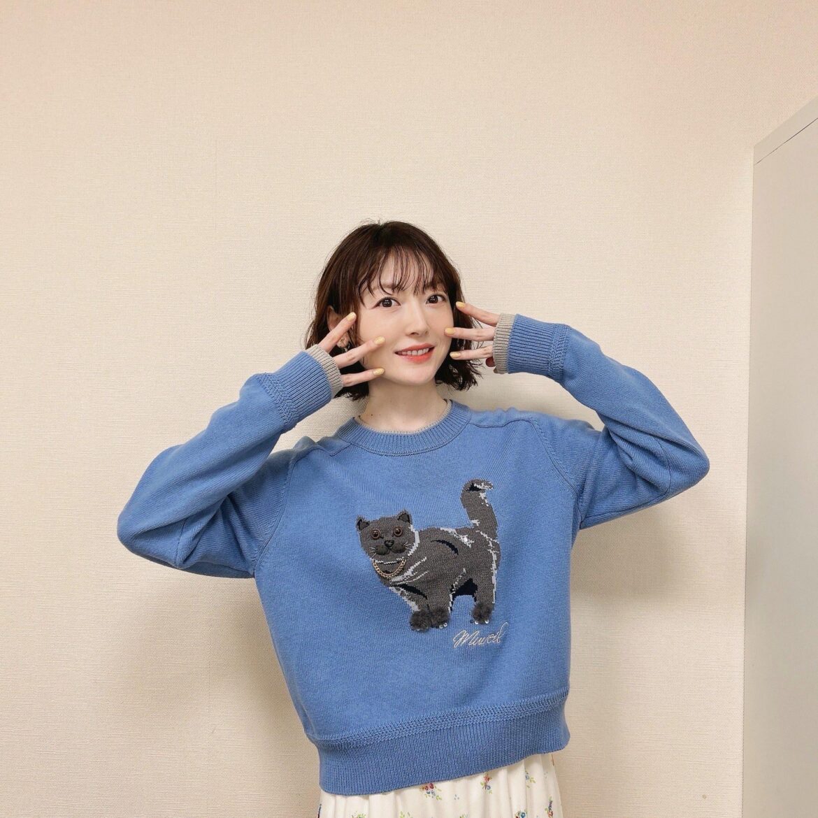 Hanazawa Kana from Fuji TV's PokaPoka☺️✨🐈‍⬛