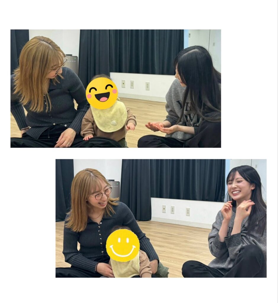 Yuina Hung Out with Iida Riho and Her Baby