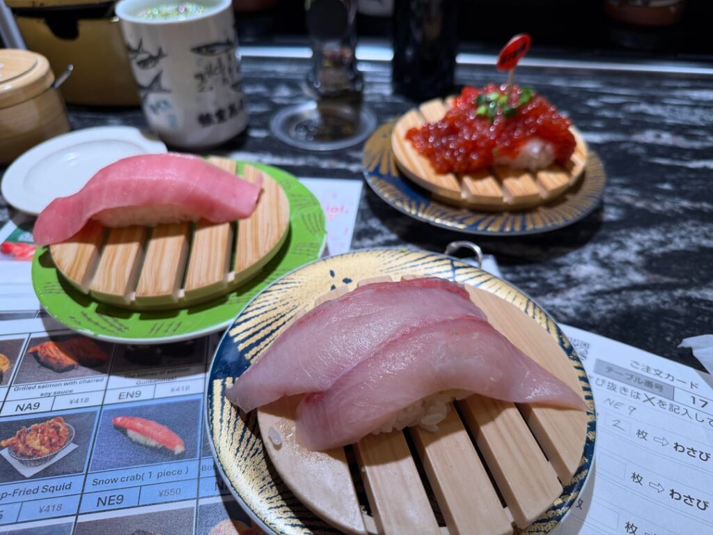 Food from my Japan trip with my Mom