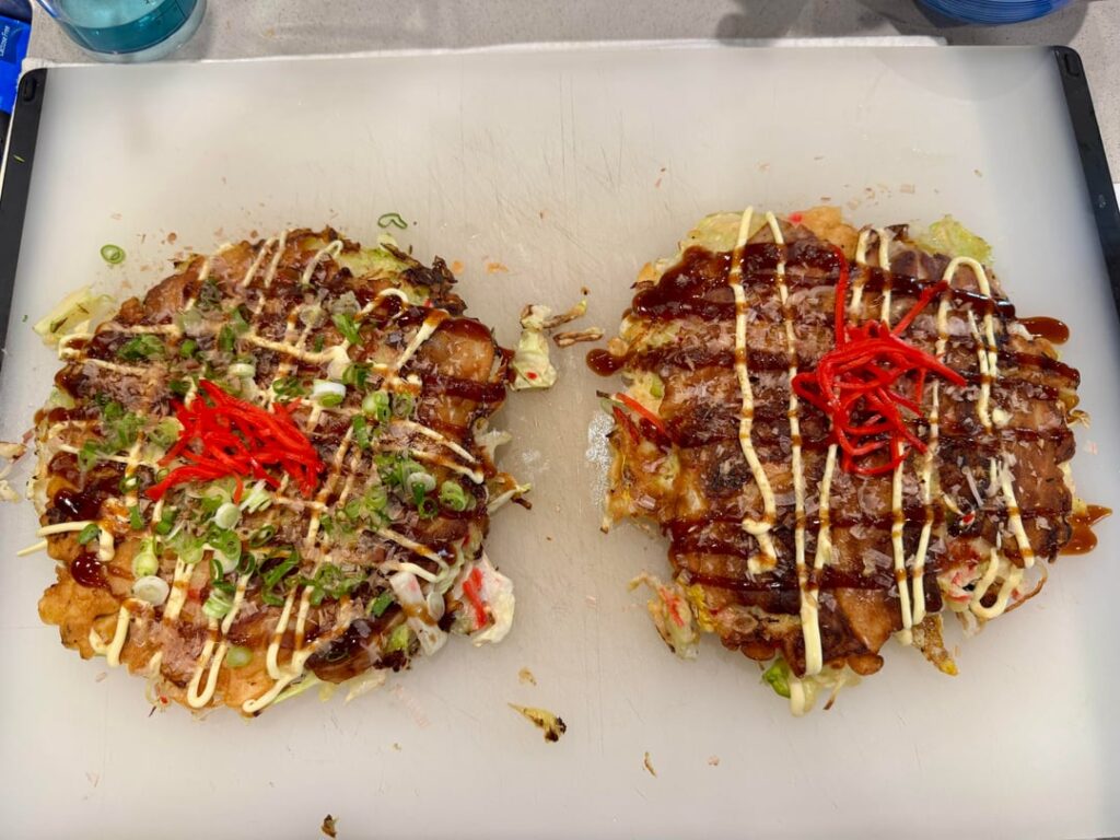 (Homemade) Hiroshima-style Okonomiyaki