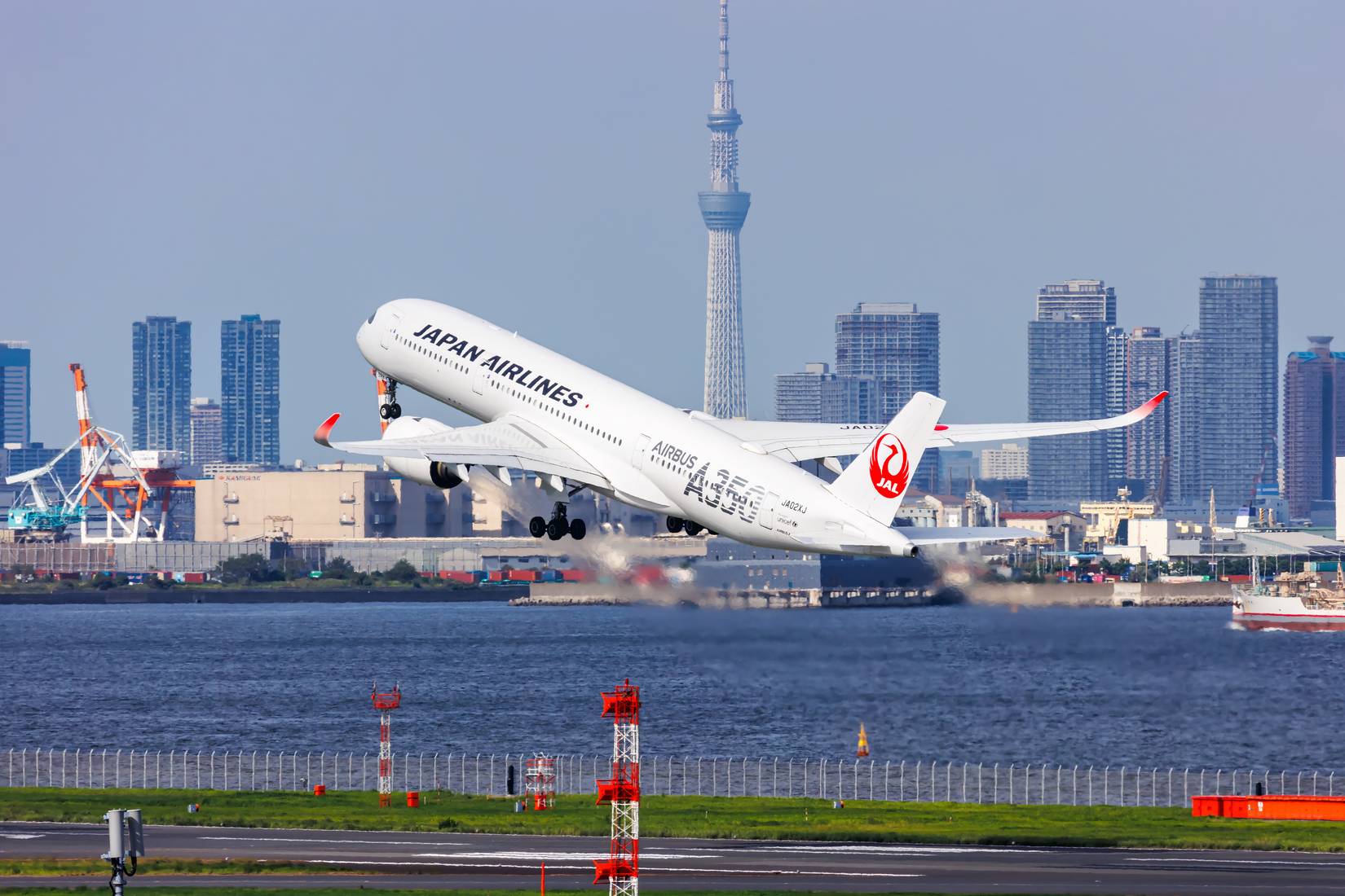 Tokyo, Japan - Japan Airlines JAL Airbus A350-900 