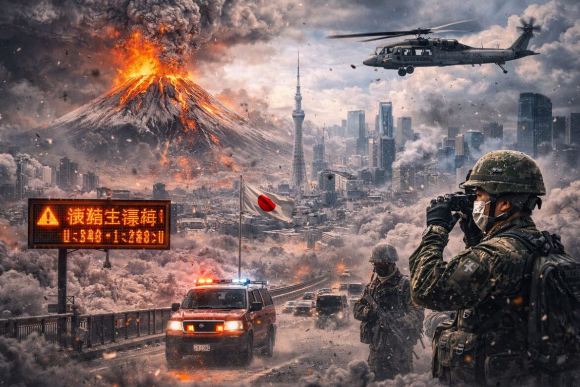 The most famous volcano in the world could paralyze one of the largest metropolises on the planet: Japan accelerates emergency plans for the eruption of Mount Fuji, which could bury Tokyo in ash for over two consecutive weeks.