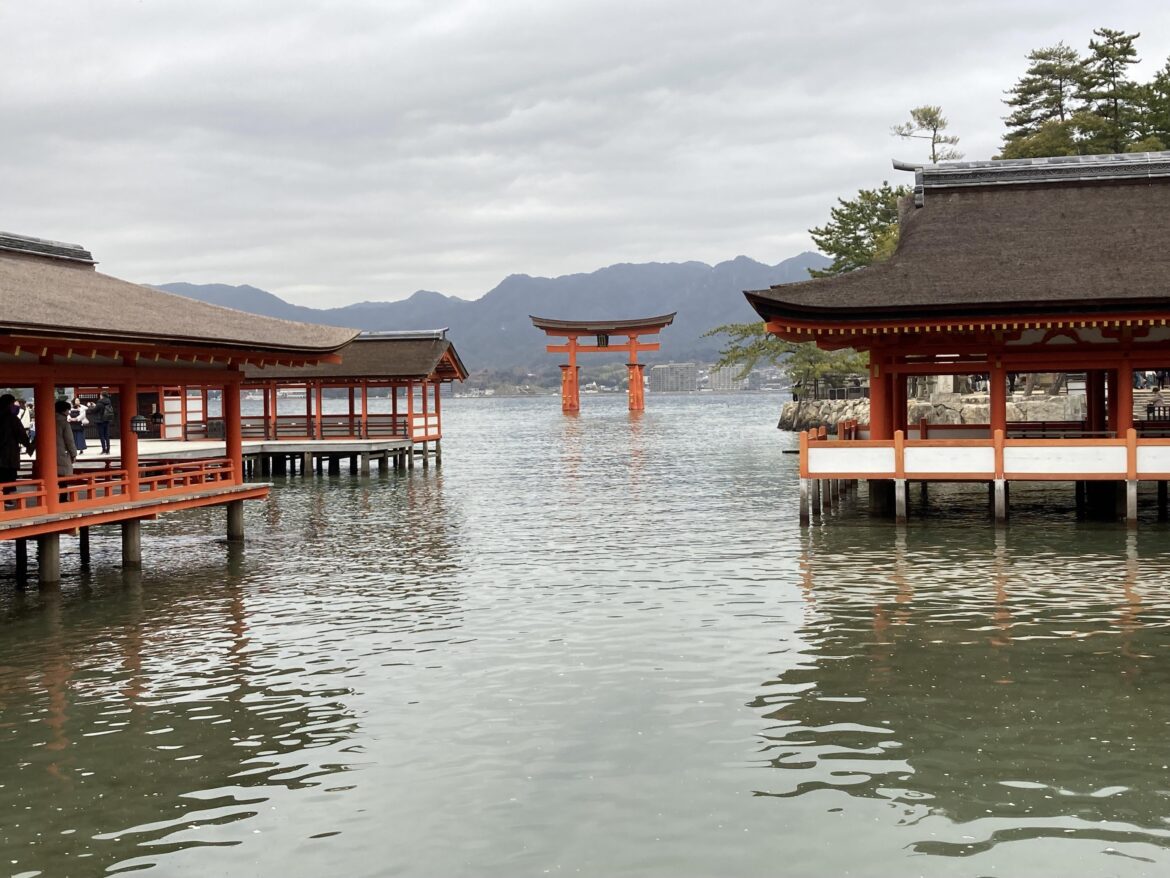 A quiet view of Miyajima from Itsukushima Shrine