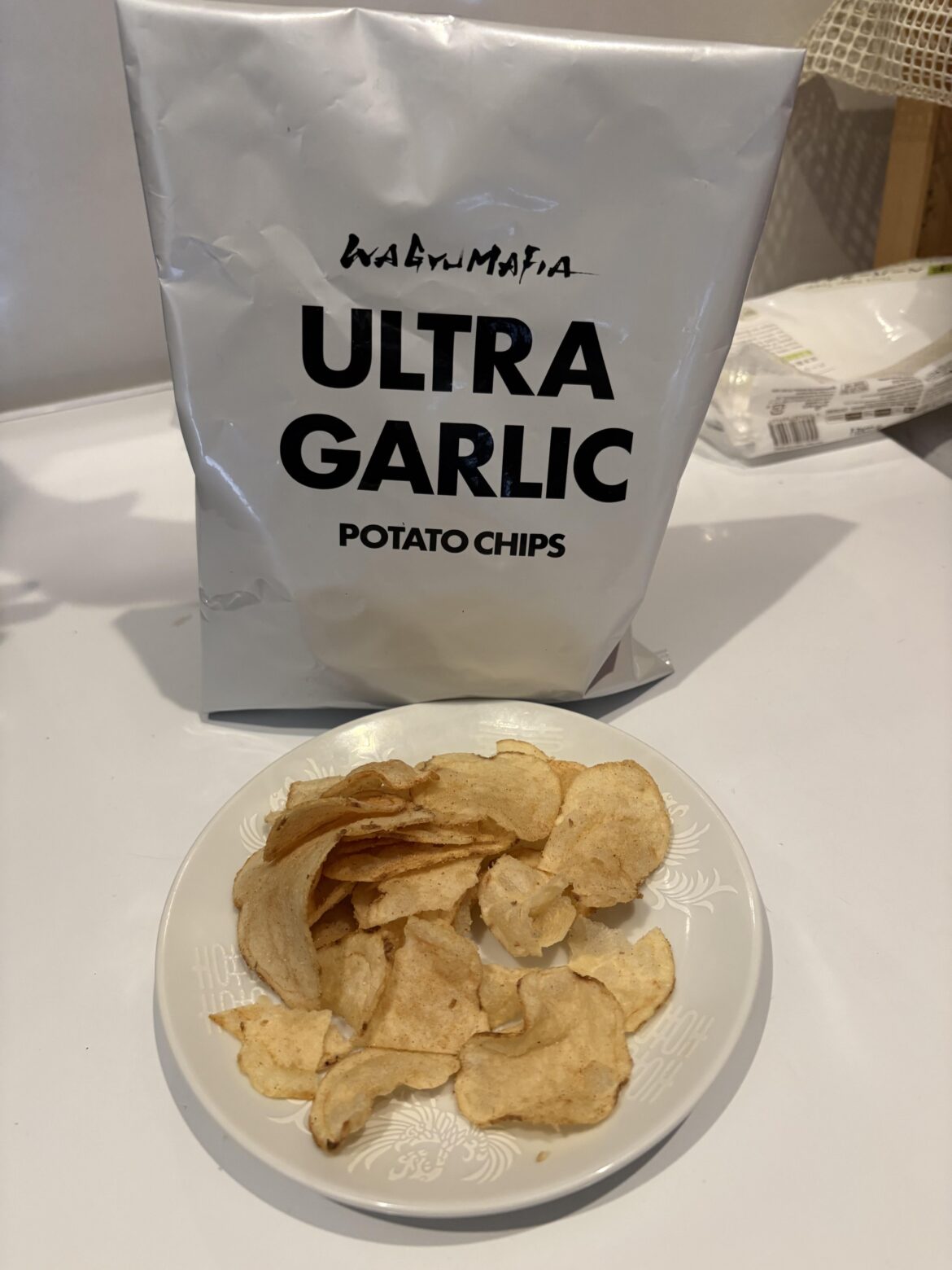 New release! WAGYUMAFIA Ultra Garlic Potato Chips! 🥔🧄
