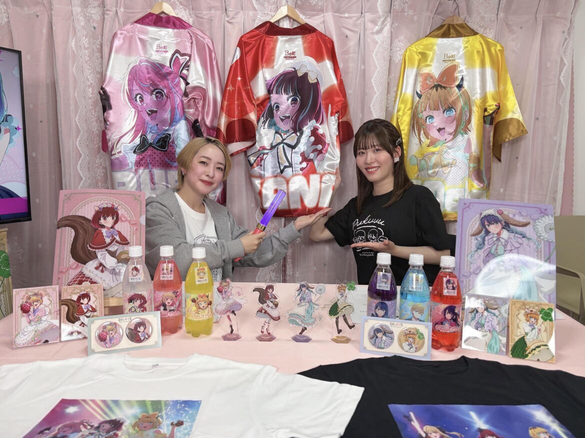 Megumi Han (Kana) and Iwami Manaka (Akane) at the scandal arc recap livestream