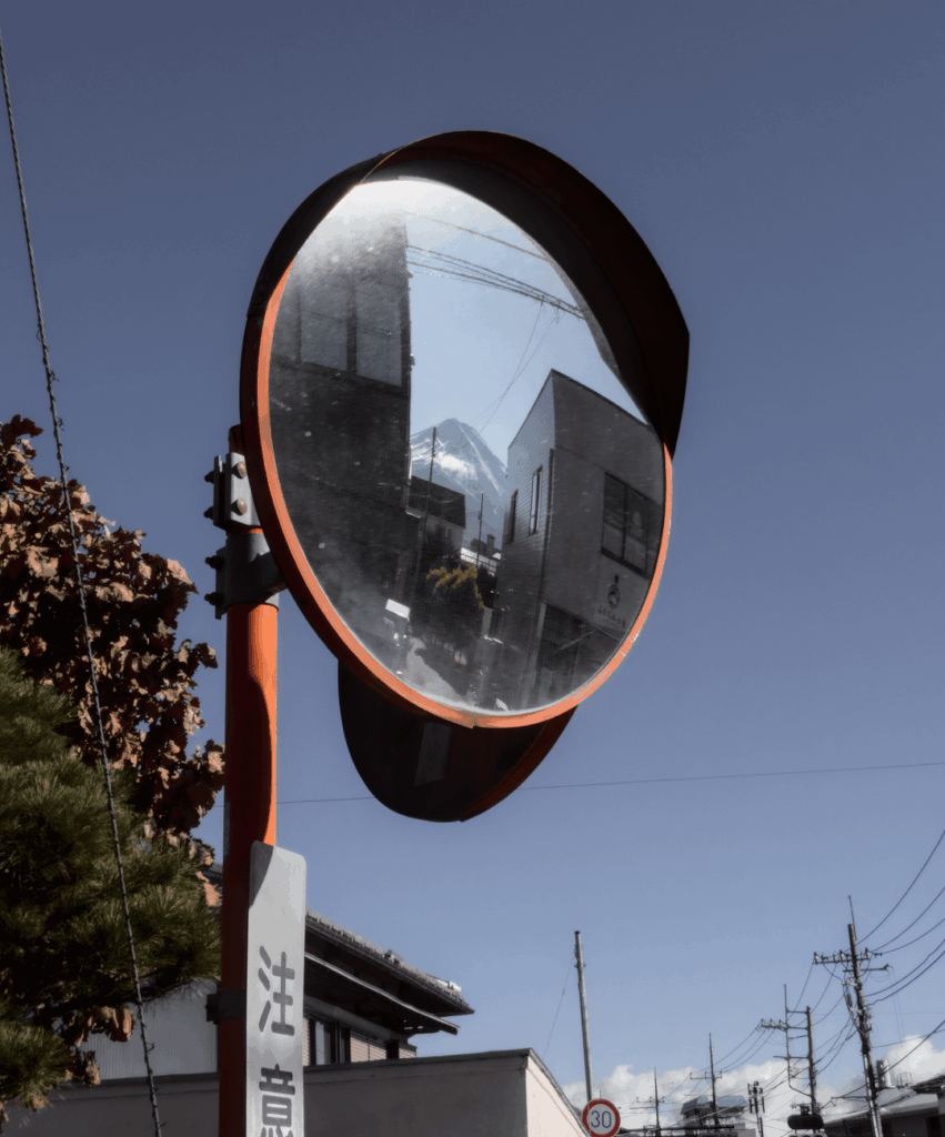 Mirror Fuji and Matsumoto Castle