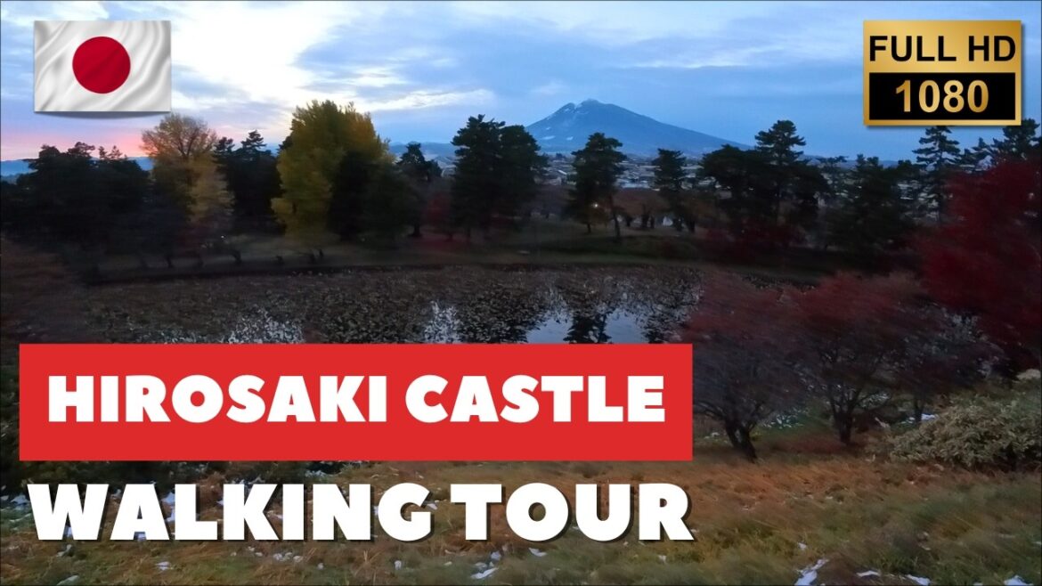Japan Autumn Travel Vlog | A Peaceful Walk at Hirosaki Castle 🍁