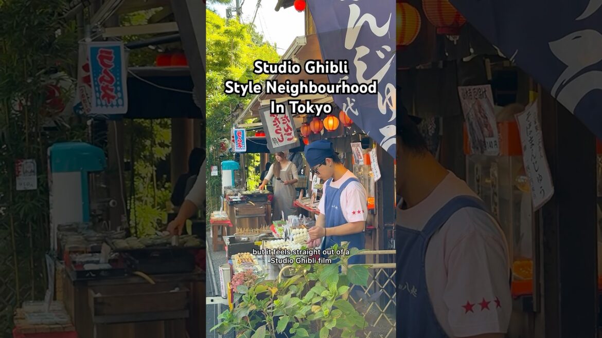 Studio Ghibli style neighbourhood in Tokyo 🇯🇵 #tokyotravel #japantravel
