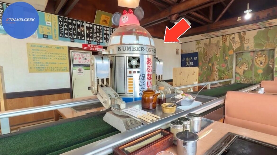Dining at Japan's Self-Serve Restaurant with a Droid Server R2-D2?