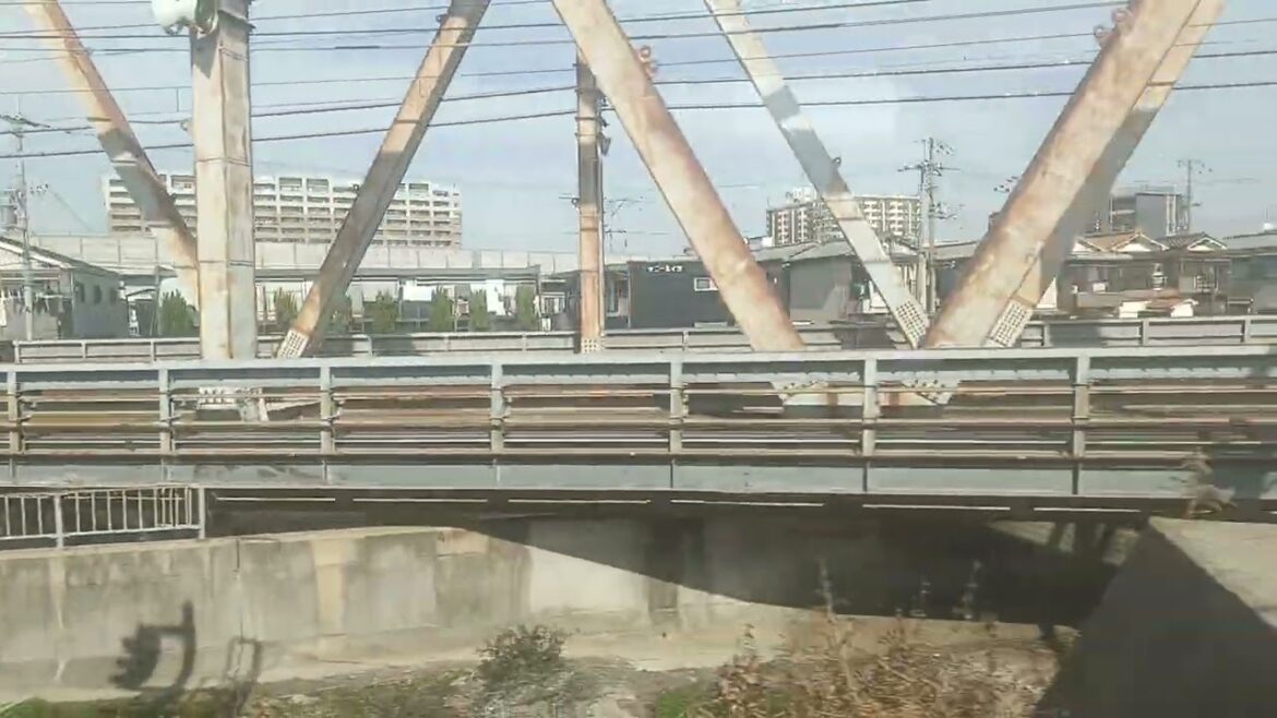 Local Train from Kobe to Osaka | Scenic Japan Journey 🚆🇯🇵