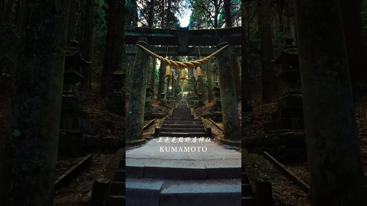 Kumamoto japan, 📍Colored Kumanoza Shrine kumamoto,