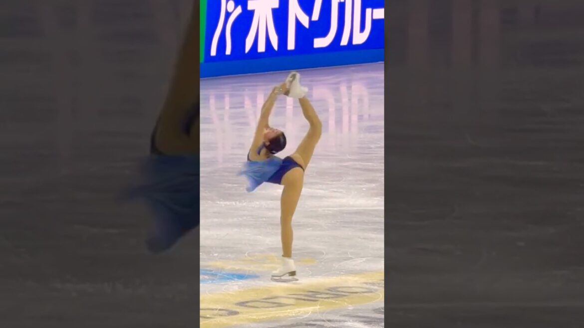 MONE CHIBA AT WORLD CHAMPIONSHIP ISU 2026 PRAGUE ⛸️ #shortsfeed #travelshorts