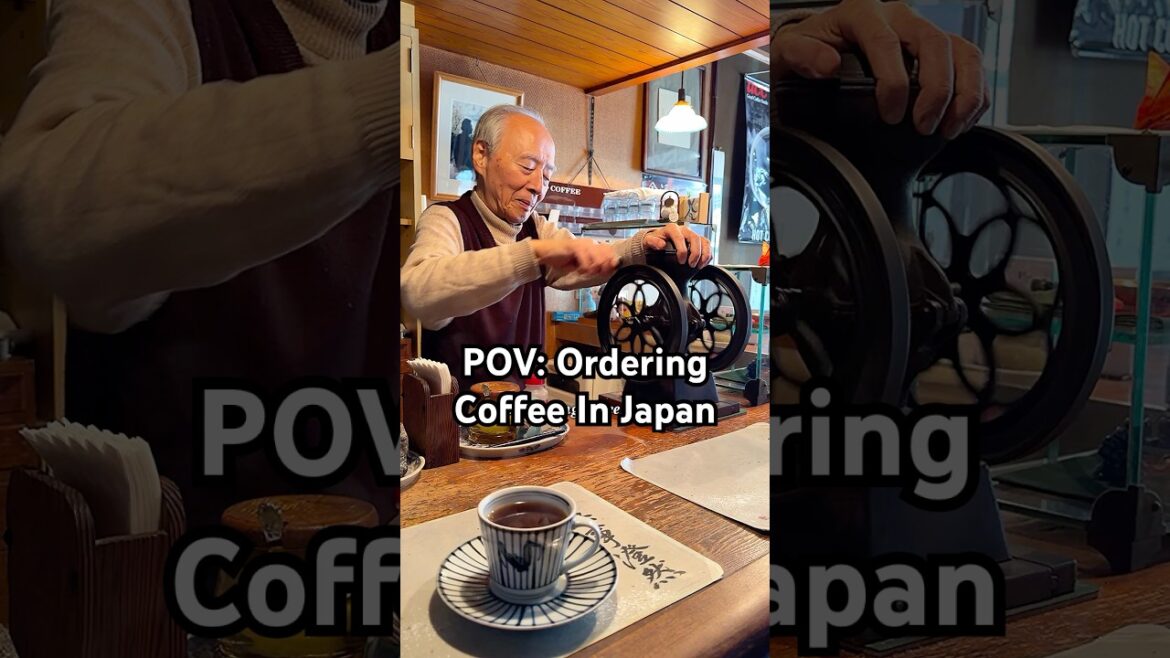 Unique coffee shop in Kanazawa, Japan 🇯🇵 #japantravel #japancafe #kanazawa #japanfood