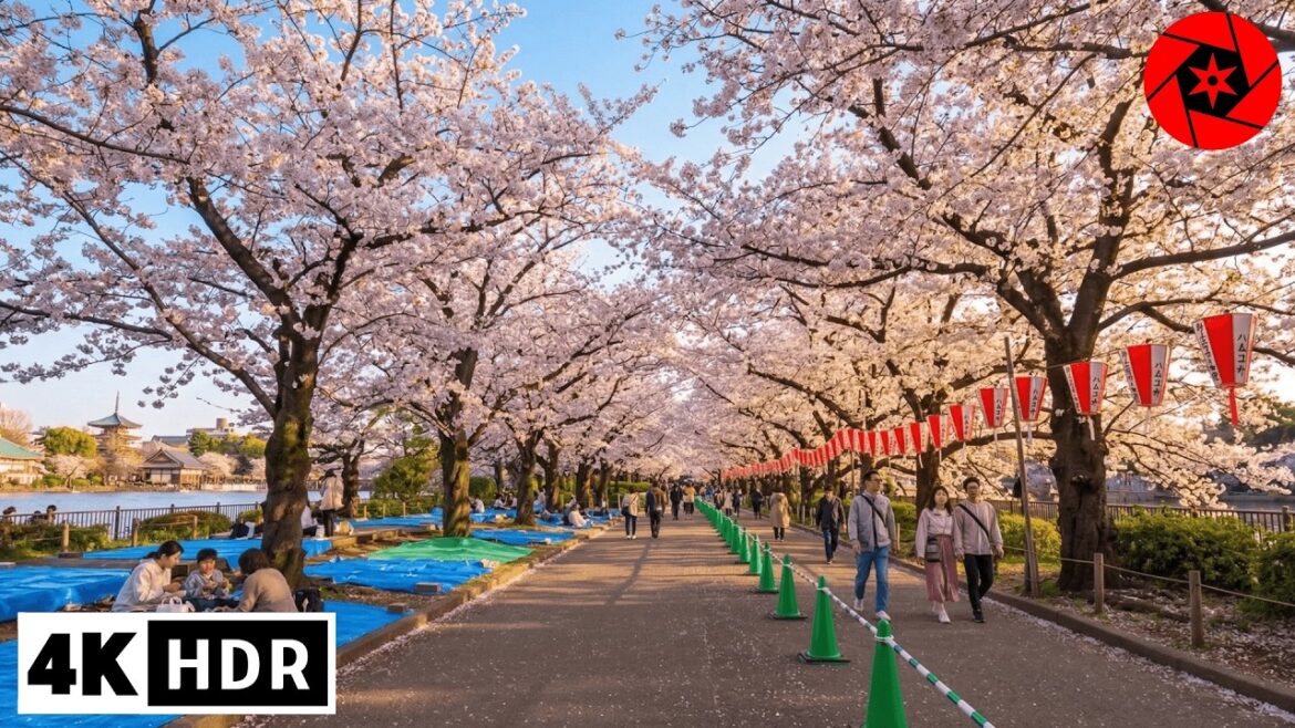 Tokyo Cherry Blossom 2026 - Ueno Park Sakura - 4K HDR